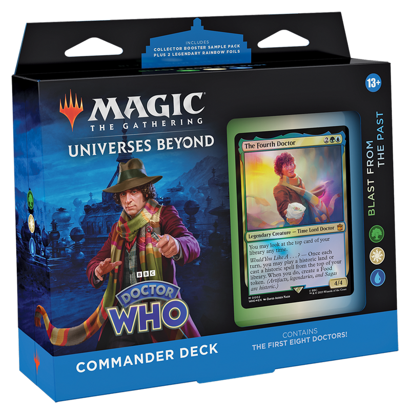Blast From the Past Commander Deck - Universes Beyond: Doctor Who (Magic: The Gathering)