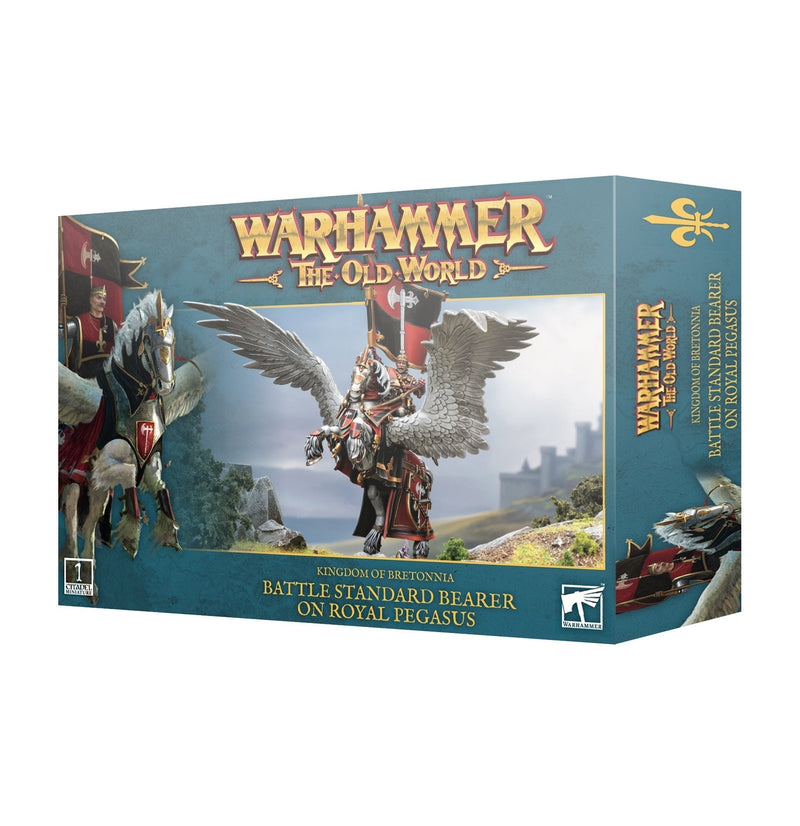 Warhammer The Old World: Battle Standard Bearer on Royal Pegasus (Games Workshop)